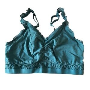 Plus Size Cacique Teal Bralette EUC Size 14/16 EUC #4560